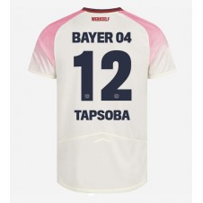 Bayer Leverkusen Edmond Tapsoba #12 Bortatröja 2025-26 Korta ärmar